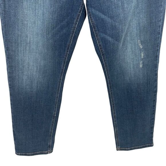 Cosmic Blue Love Adrianne Boyfriend Distressed Jean Indigo Blue Size 32 NWT‎ - Picture 5 of 12